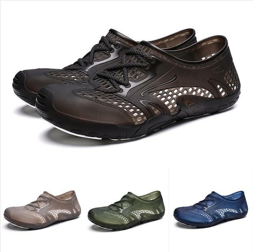 mens jelly beach shoes